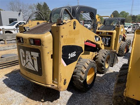 cat 246 skid steer loader|cat 246c auction results.